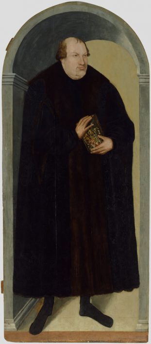 Lucas Cranach d. J. (1515–1586), Georg III. von Anhalt, genannt "der Gottselige" (1507–1553), 1575, Öl auf Lindenholz