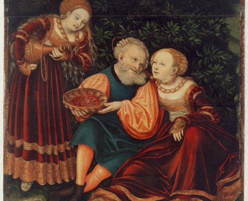 Lucas Cranach d.Ä., Lot und seine Töchter, 1528