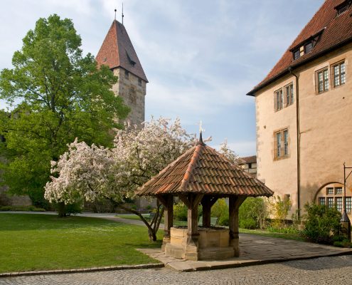 Ziehbrunnen, Steinerne Kemenate und Bulgarenturm