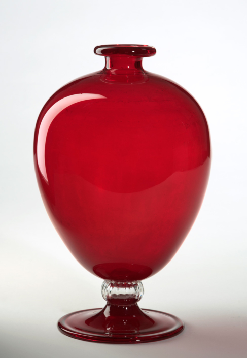 Vittorio Zecchin/Venini: Veronese-Vase, Entwurf 1921-1922, Ausführung 1950er Jahre, Frauenau Glasmuseum; Foto: Kunstsammlungen der Veste Coburg