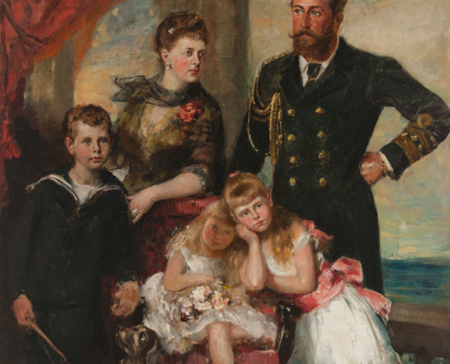 Herzog Alfred von SAchsen-Coburg und Gotha und seine Familie