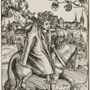 Lucas Cranach d. Ä., Sächsischer Prinz zu Pferd (Johann Friedrich I., der Großmütige), 1506, Kunstsammlungen der Veste Coburg