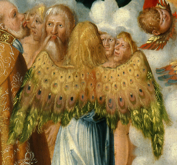 Detail aus: Jüngstes Gericht (Altar Außenseite), Lucas Cranach d. Ä. (1472 - 1553), Umkreis, 1519