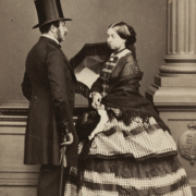 John Jabez Edwin Mayall (1813–1901), Königin Victoria und Prinz Albert, 1861 Fotografie im Format Carte de Visite Kunstsammlungen der Veste Coburg, Inv.-Nr. F.3863