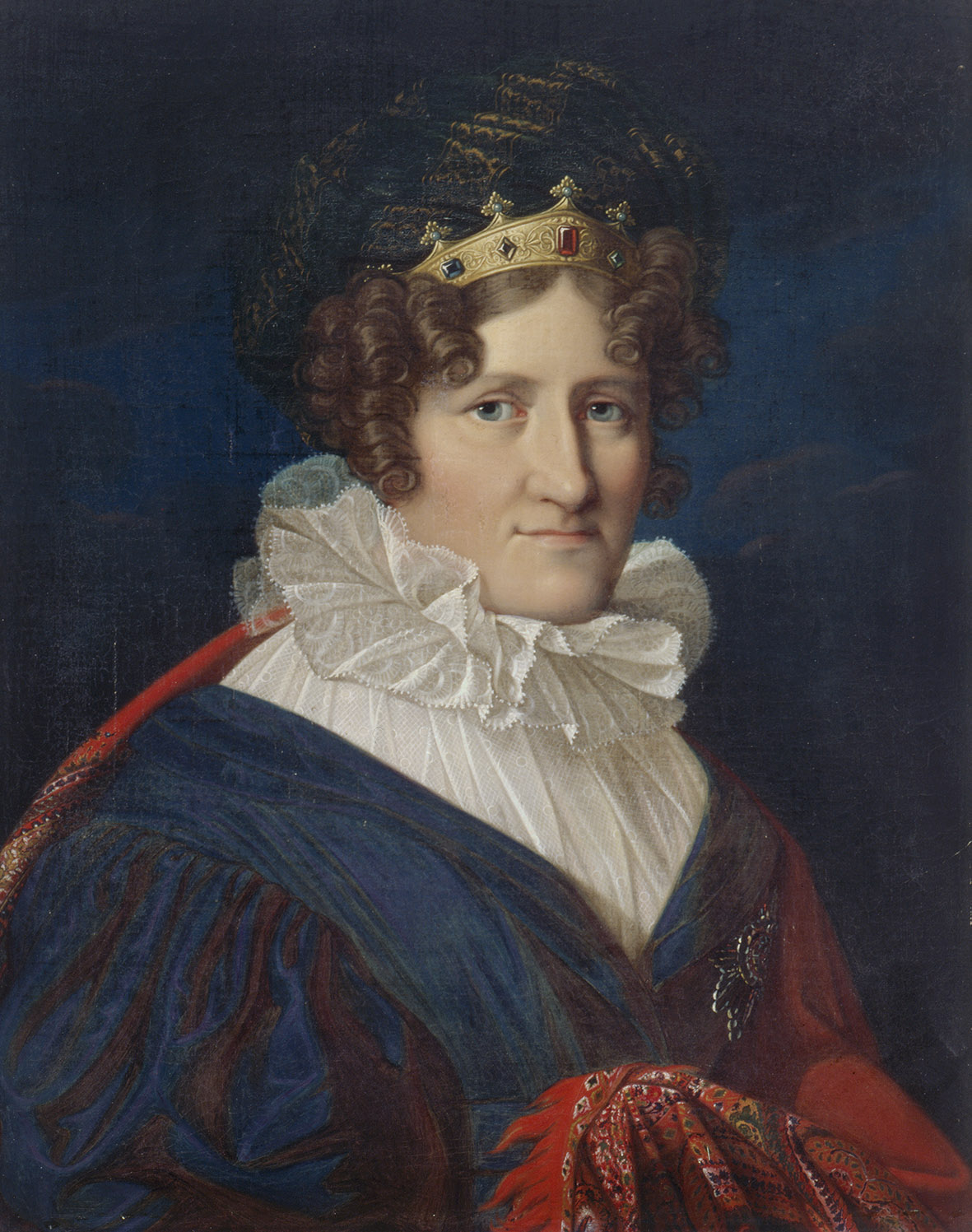 Johann Heinrich Schröder (1757 - 1812) Herzogin Auguste Caroline Sophie von Sachsen-Coburg-Saalfeld, geb. Prinzessin von Reuß (1757-1831), um 1800 Inv.-Nr. EM.542 Coburger Landesstiftung (Dauerleihgabe)