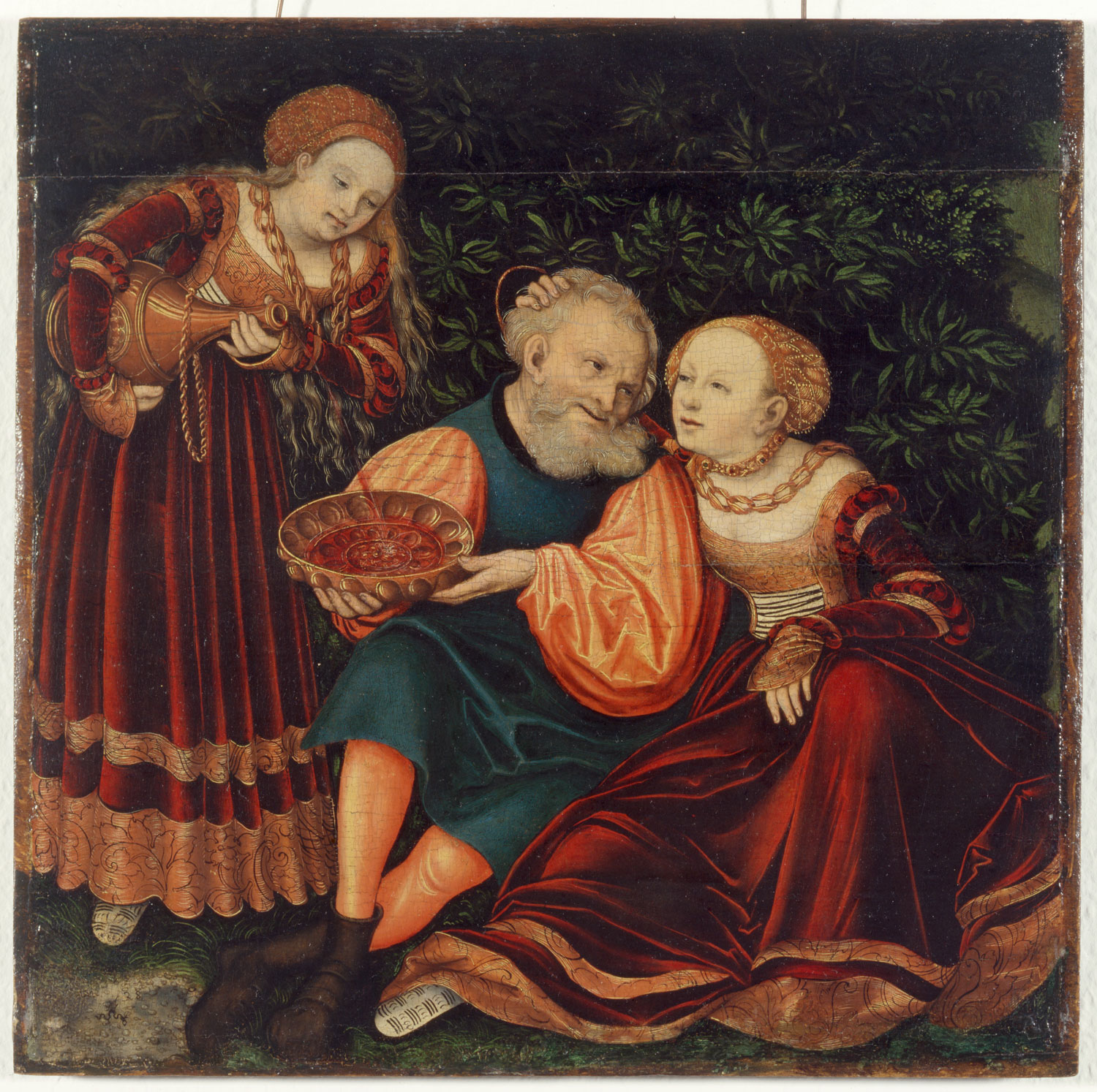 Lucas Cranach d.Ä., Lot und seine Töchter, 1528