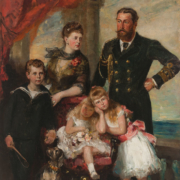 Herzog Alfred von SAchsen-Coburg und Gotha und seine Familie