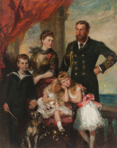 Herzog Alfred von SAchsen-Coburg und Gotha und seine Familie