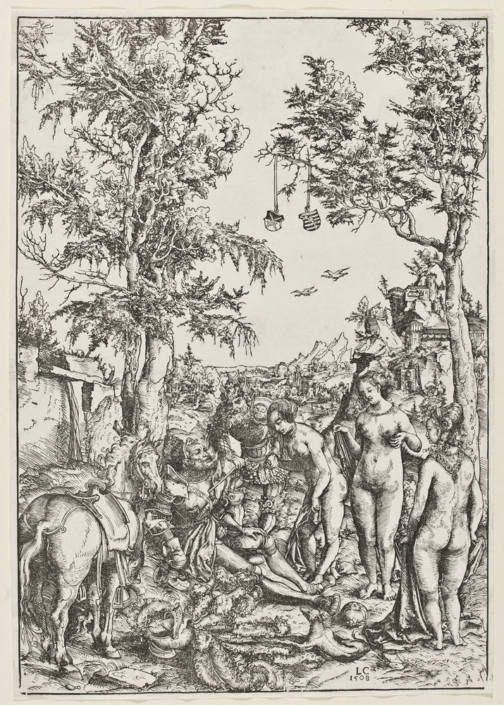 Lucas Cranach d. Ä., Das Urteil des Paris, 1508