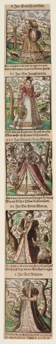 Jost Amman, Die Lebensalter der Frau, um 1590, Foto: Kunstsammlungen der Veste Coburg